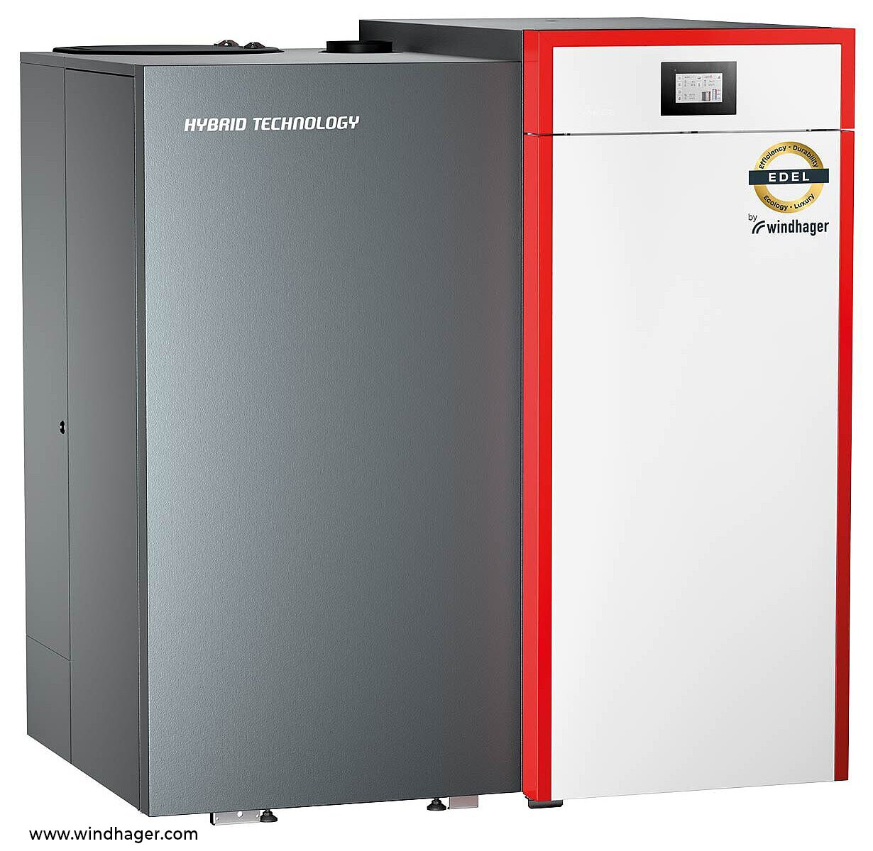 Windhager Stückholz-Pellets-Hybridkessel DuoWIN2 Edel